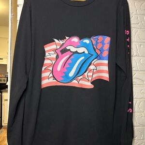 The Rolling Stones - Steel Wheels Tour 1989 Long Sleeve Shirt - Size Large